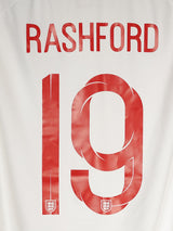 England Home Shirt 2018/19 Rashford 19 (L)