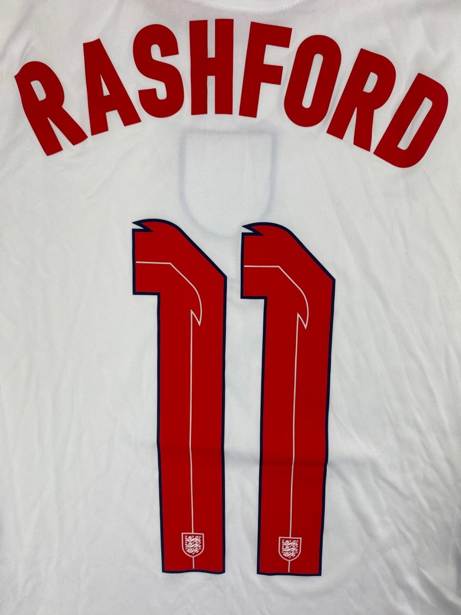 England Home Shirt 2020 Rashford #11 BNWT - 10/10 - XS