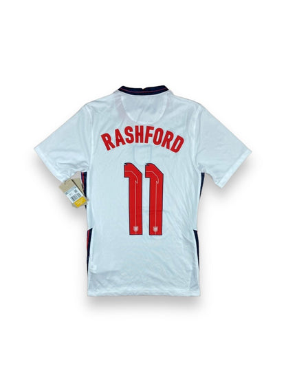 England Home Shirt 2020 Rashford #11 BNWT - 10/10 - XS