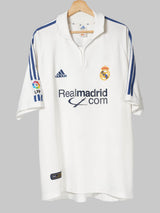 2001/02 Real Madrid Zidane #5 Home Shirt (L)
