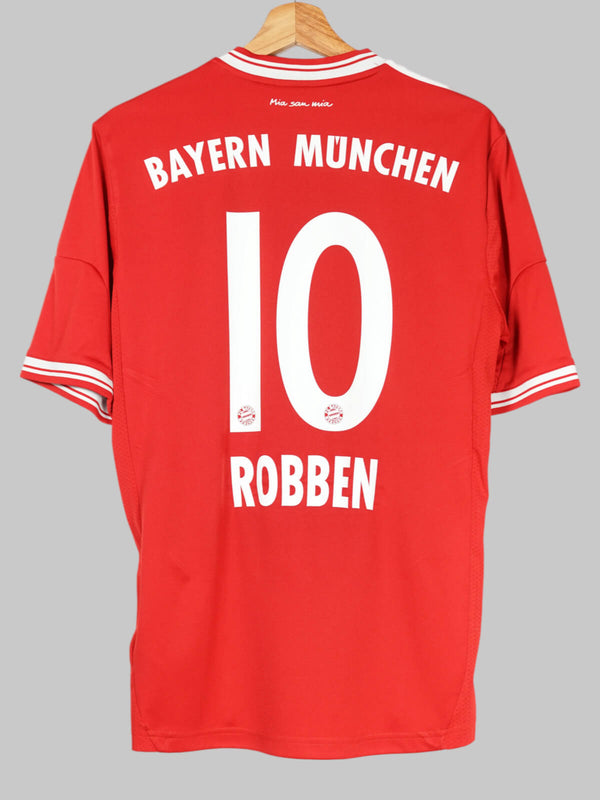 2013/14 Bayern Munich Robben #10 Home Shirt (M) Adidas