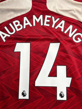 2020/21 Arsenal Aubameyang #14 Home Shirt (M)