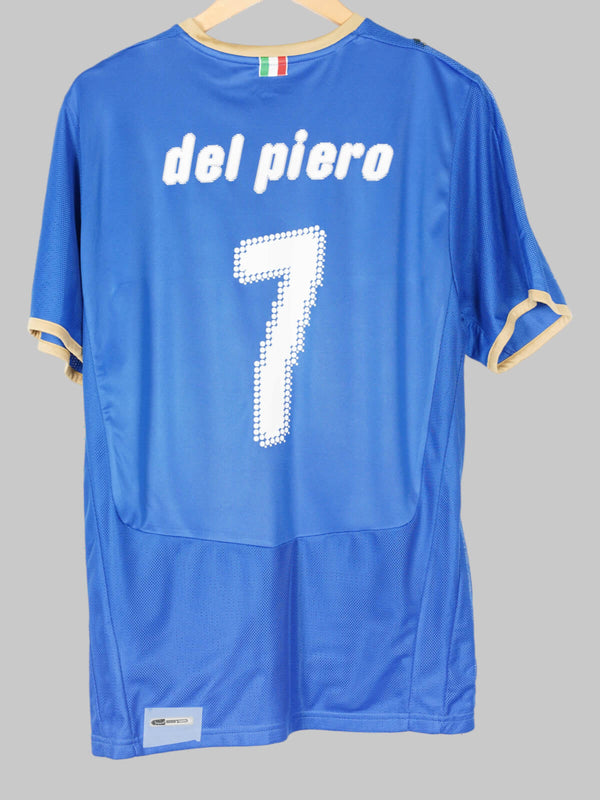 2008/9 Italy Del Piero #7 Home Shirt (L) Puma