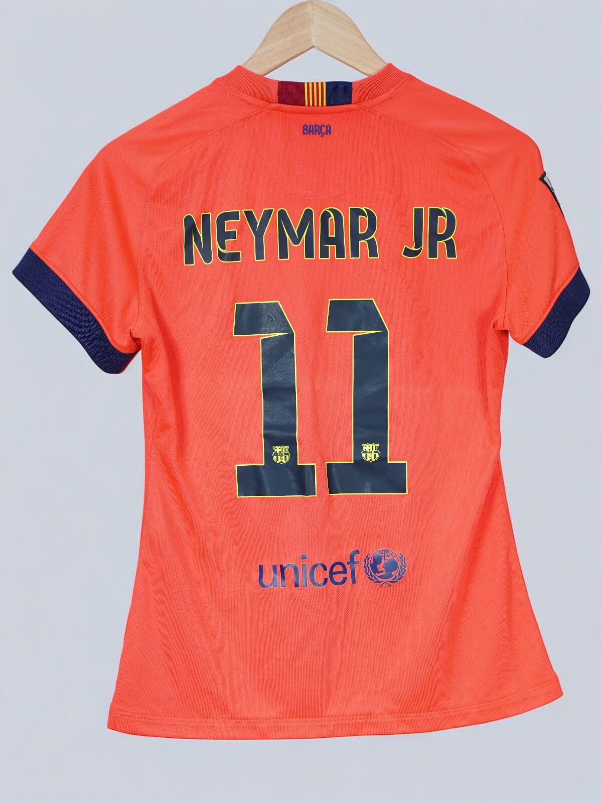 2014/15 Barcelona Neymar Jr #11 Away Shirt (M Kids) Nike | First11