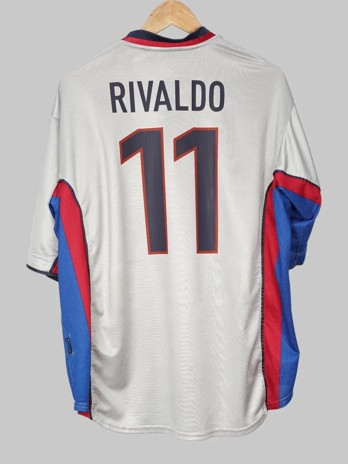 FC Barcelona Away Shirt 1998/00 Rivaldo 11 (XXL)