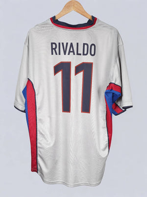 FC Barcelona Away Shirt 1998/00 Rivaldo 11 (XXL)