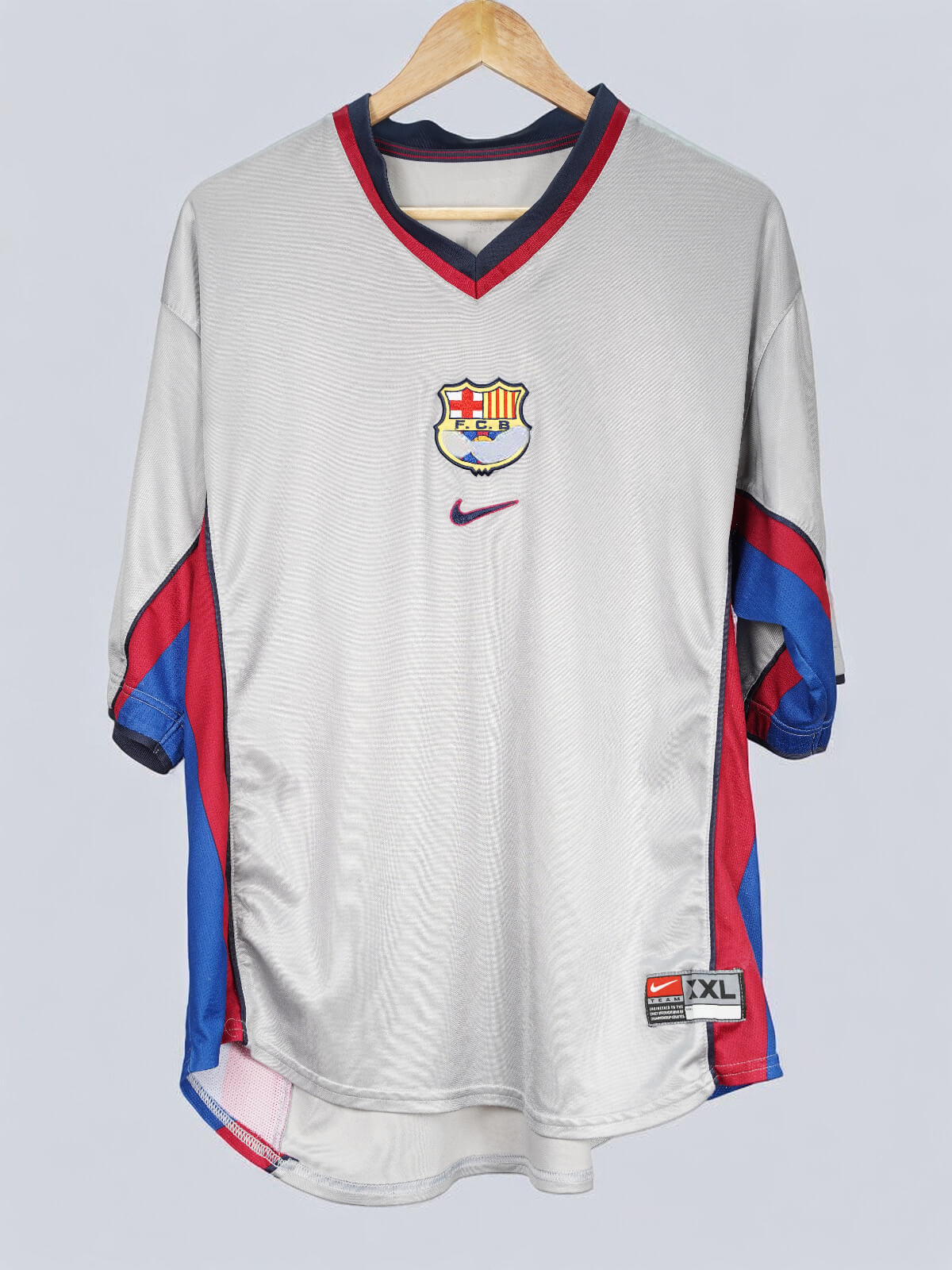 FC Barcelona Away Shirt 1998/00 Rivaldo 11 (XXL)