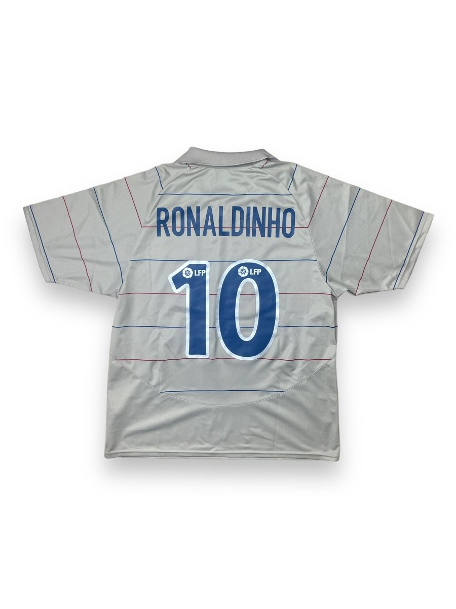 FC Barcelona Away Shirt 2003/4 Ronaldinho #10 - 9/10 - L