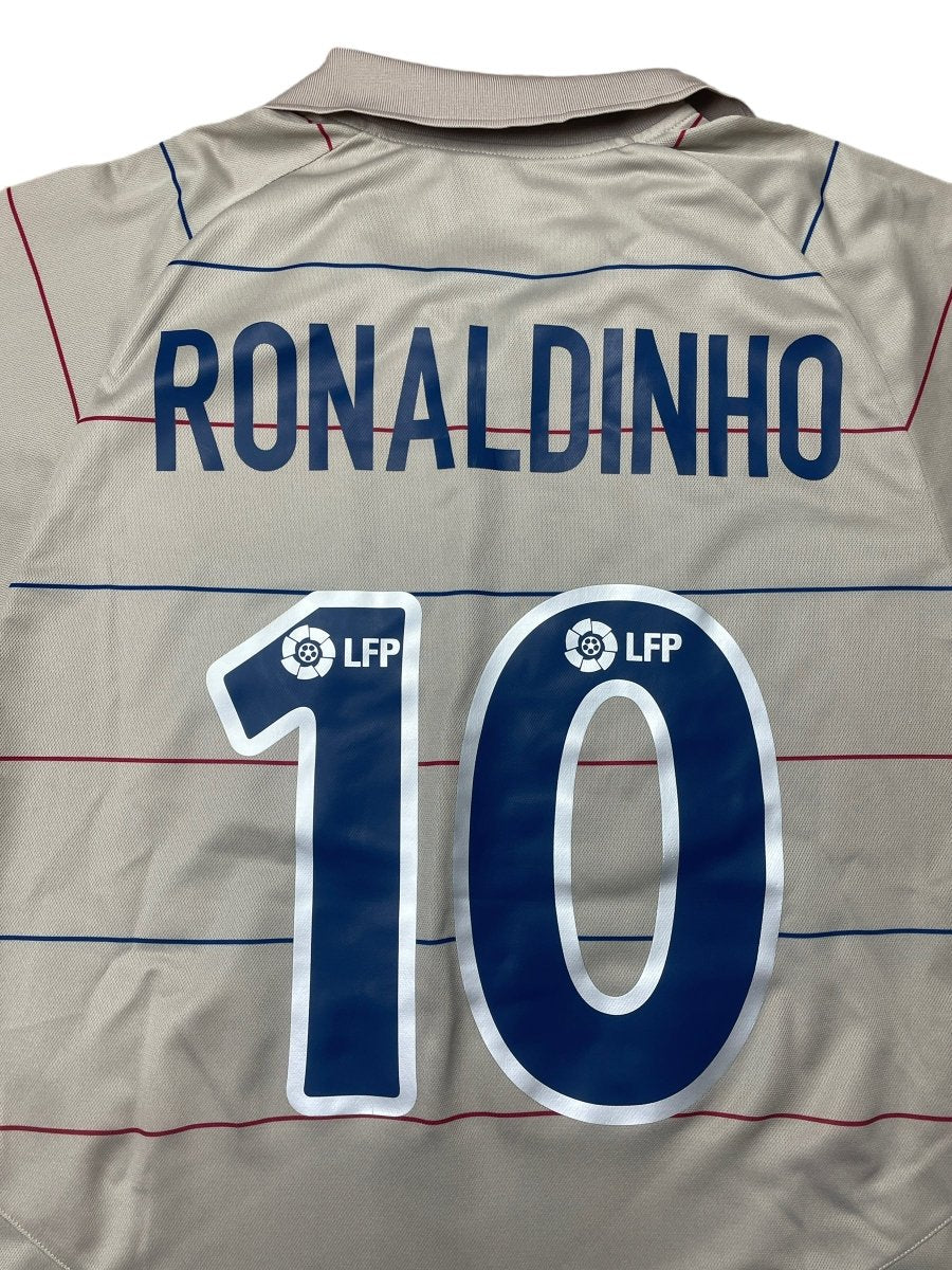 FC Barcelona Away Shirt 2003/4 Ronaldinho #10 - 9/10 - L