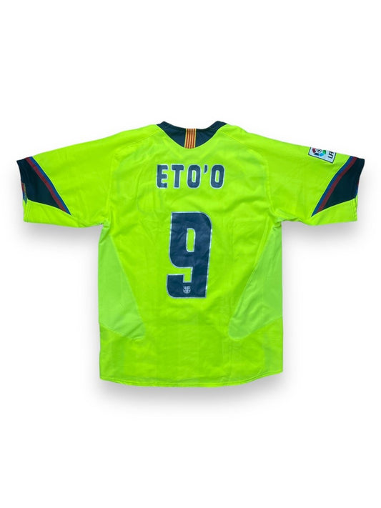 FC Barcelona Away Shirt 2004/5 Eto’o #9 - 9/10 - M