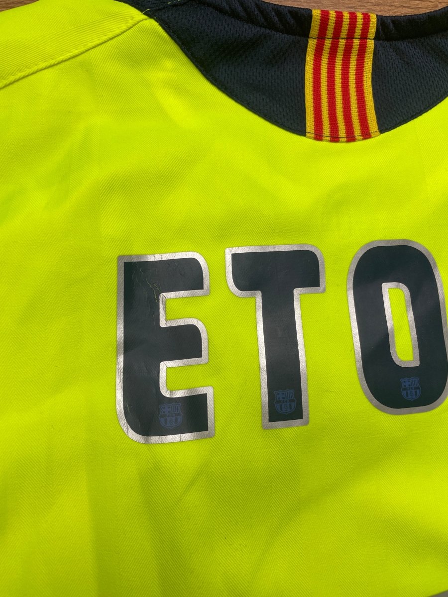 FC Barcelona Away Shirt 2004/5 Eto’o #9 - 9/10 - M