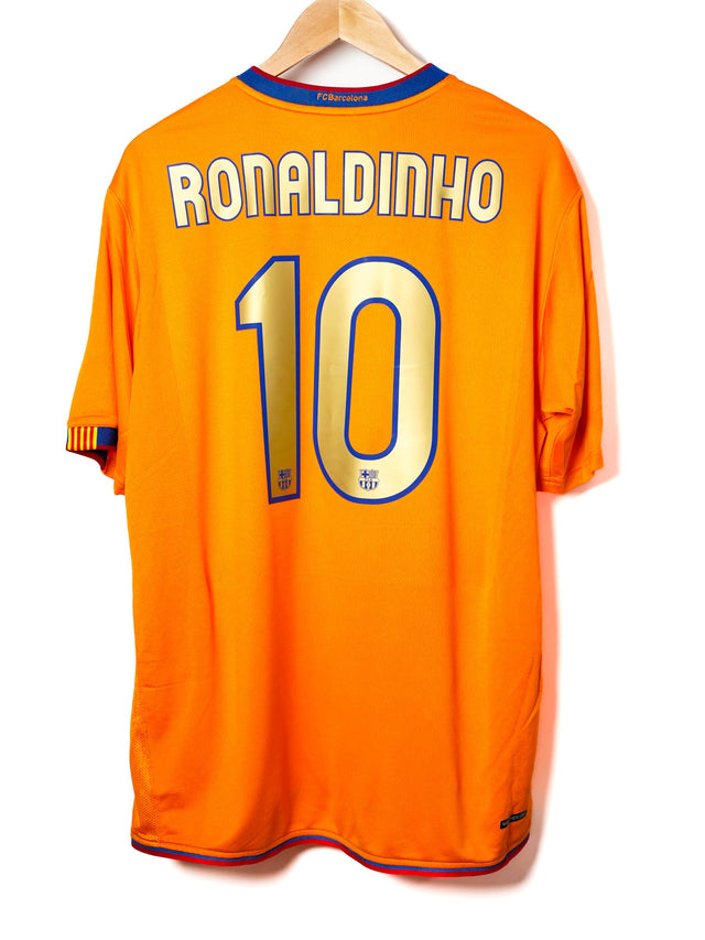 FC Barcelona Away Shirt 2006/07 Ronaldinho 10 (XL)
