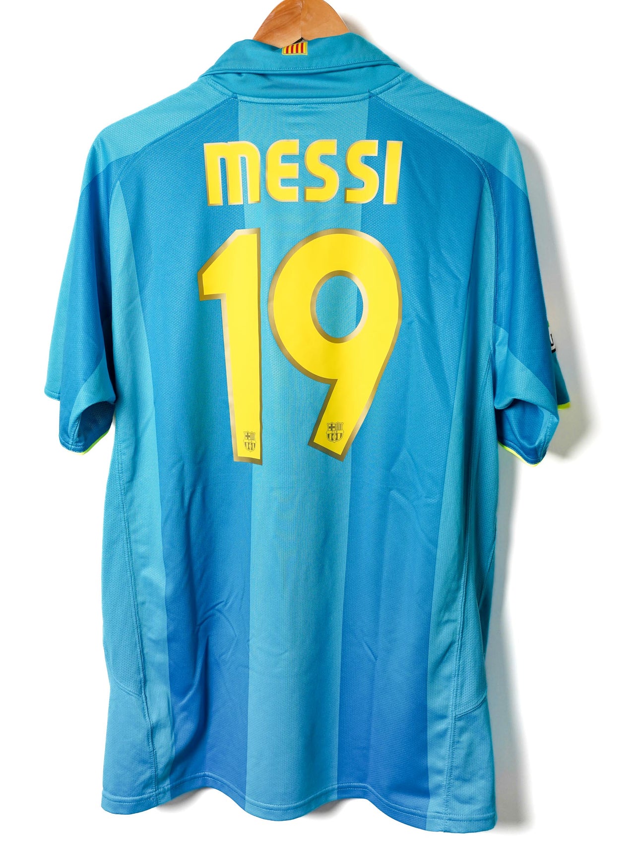FC Barcelona Away Shirt 2007/8 Messi 19 (L)