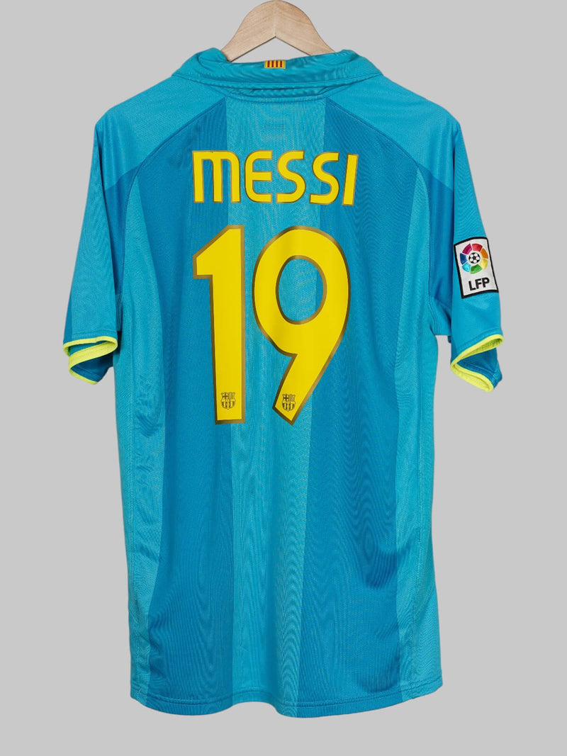 FC Barcelona Away Shirt 2007/8 Messi 19 (L)