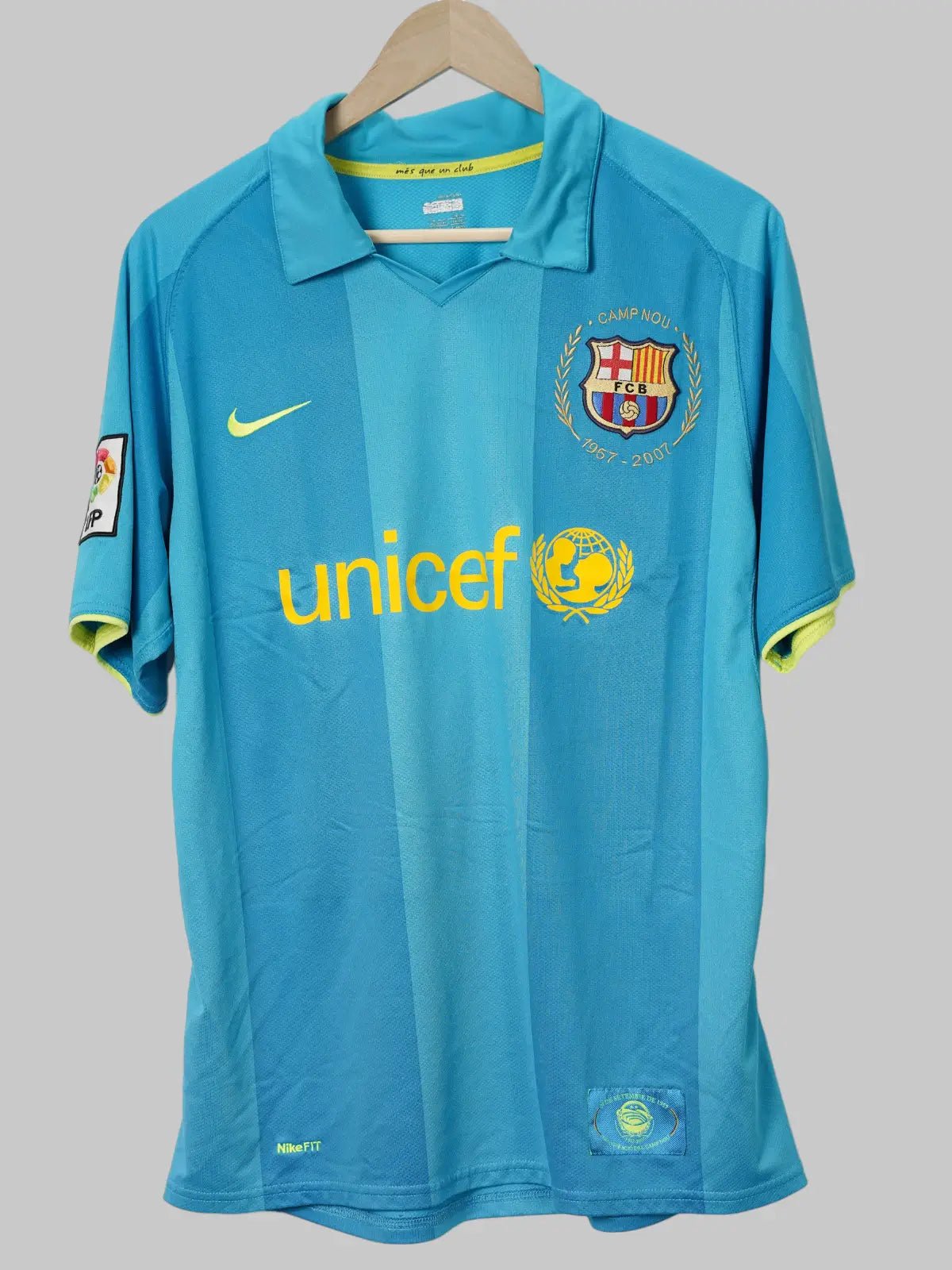 FC Barcelona Away Shirt 2007/8 Ronaldinho 10 (M)