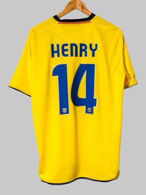 FC Barcelona Weg-shirt 2008/10 Henry 14 (L)
