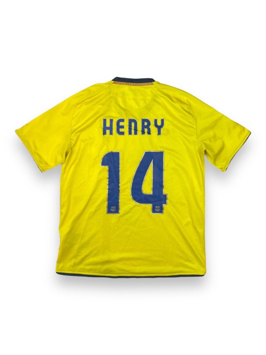 FC Barcelona Away Shirt 2008/9 Henry #14 - 7/10 - L