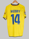 Camiseta visitante del FC Barcelona 2008/9 Henry #14 (M)