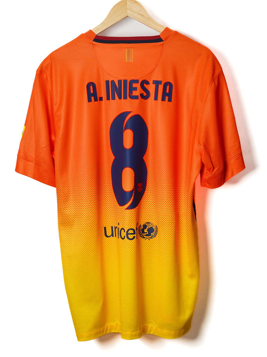 FC Barcelona Away Shirt 2012/13 A.Iniesta 8 (L)