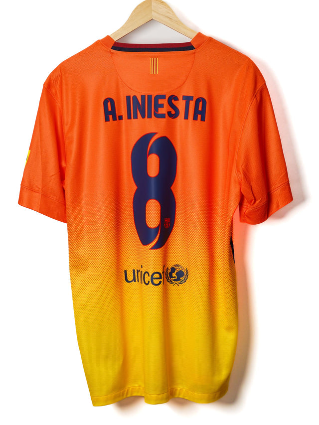 FC Barcelona Away Shirt 2012/13 A.Iniesta 8 (L)