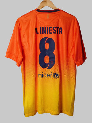 FC Barcelona Weg-shirt 2012/13 Iniesta 8 BNWT (XL)