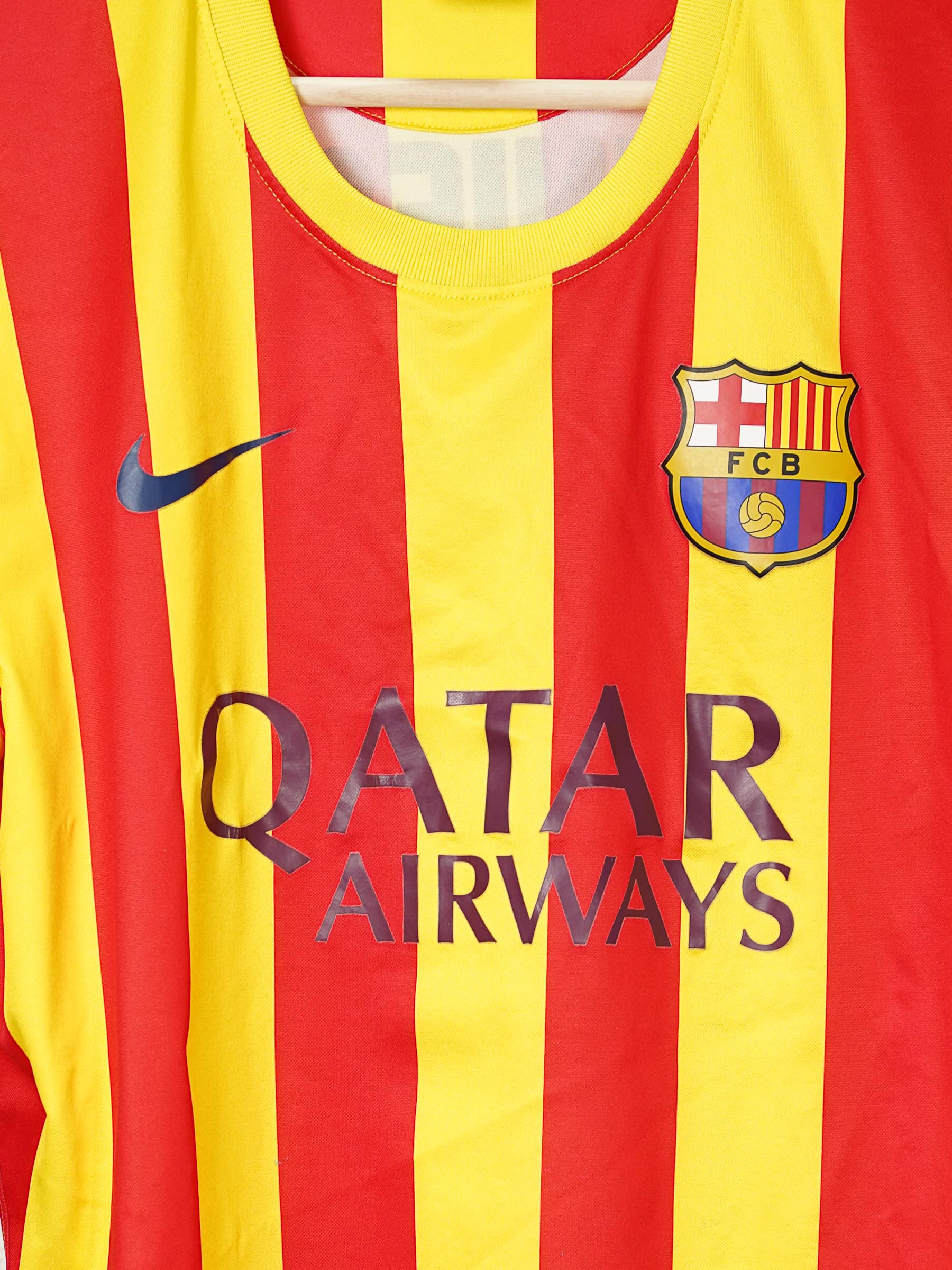 2013/14 FC Barcelona A.Iniesta #8 Away Shirt (M) Nike – First11