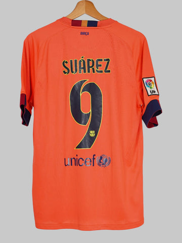 FC Barcelona Away Shirt 2014/15 Suarez 9 (M)