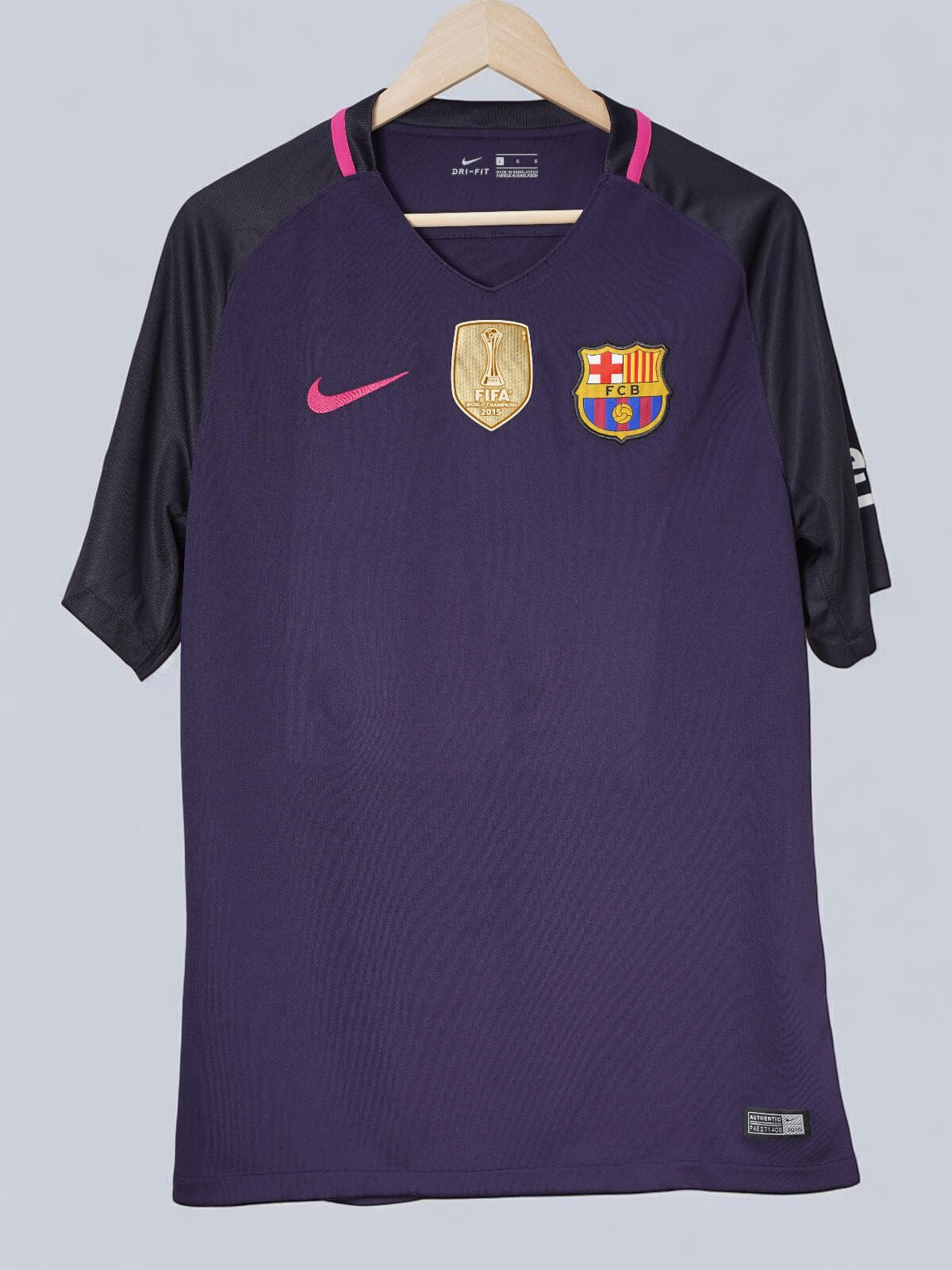 FC Barcelona Away Shirt 2016/17 Suarez 9 (L)