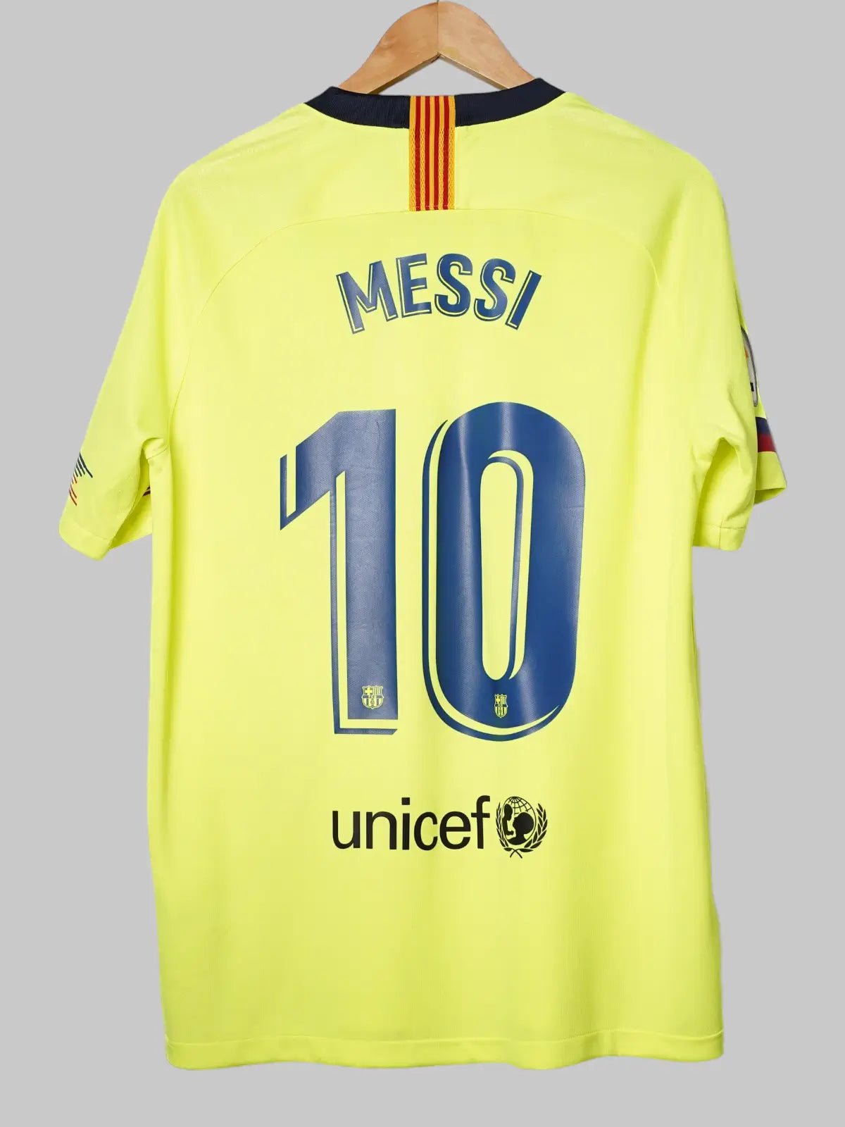 FC Barcelona Away Shirt 2018/19 Messi 10 (L)