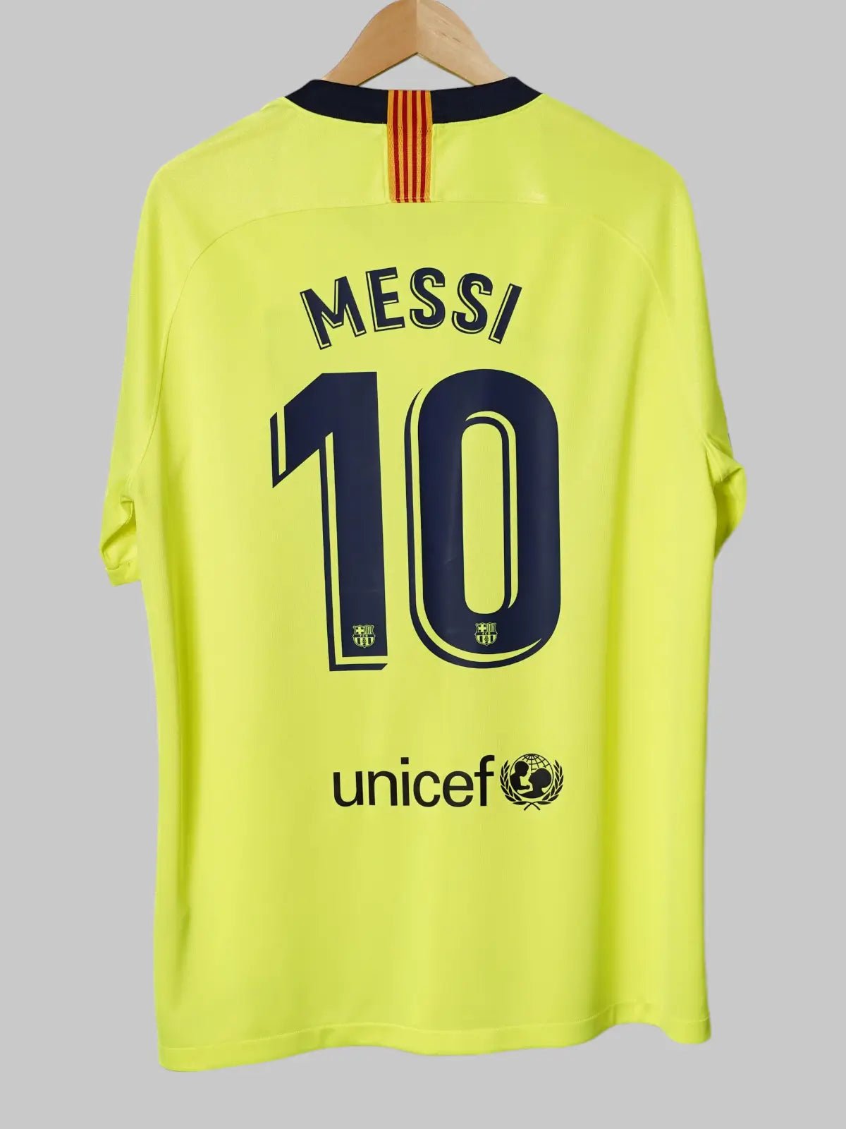 FC Barcelona Camisa Fuera de Casa 2018/19 Messi 10 (XL)