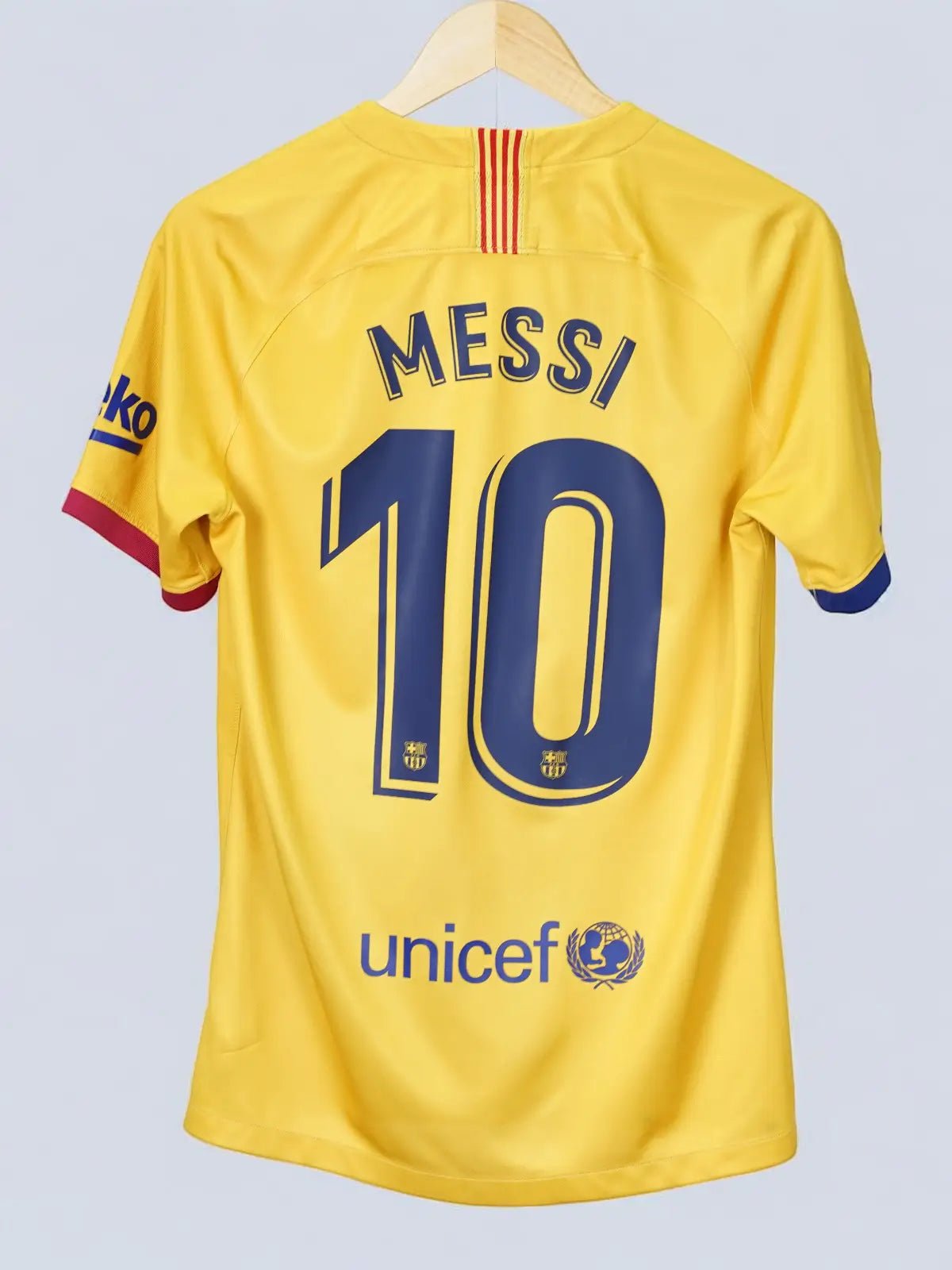 FC Barcelona Away Football Shirt 2019/20 – Messi – Size Medium