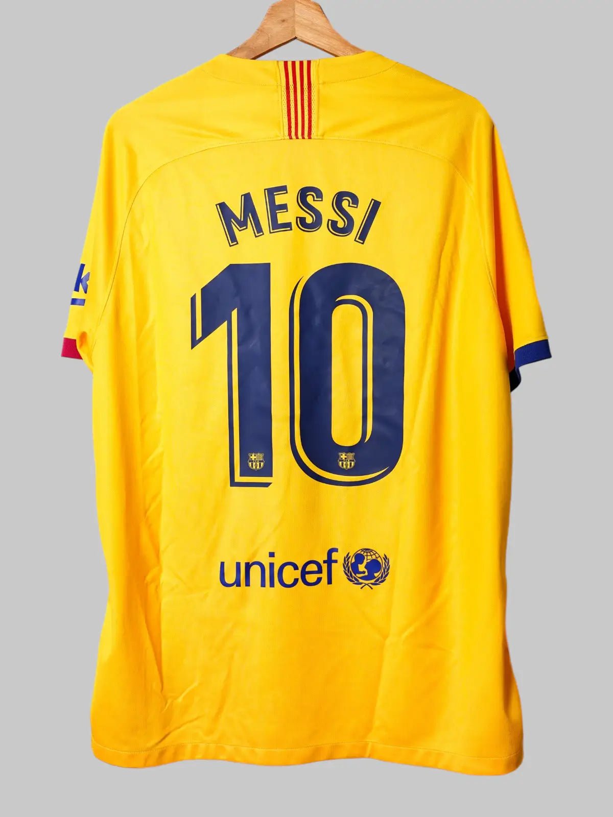 Camiseta FC Barcelona Away 2019/20 Messi 10 (XL)