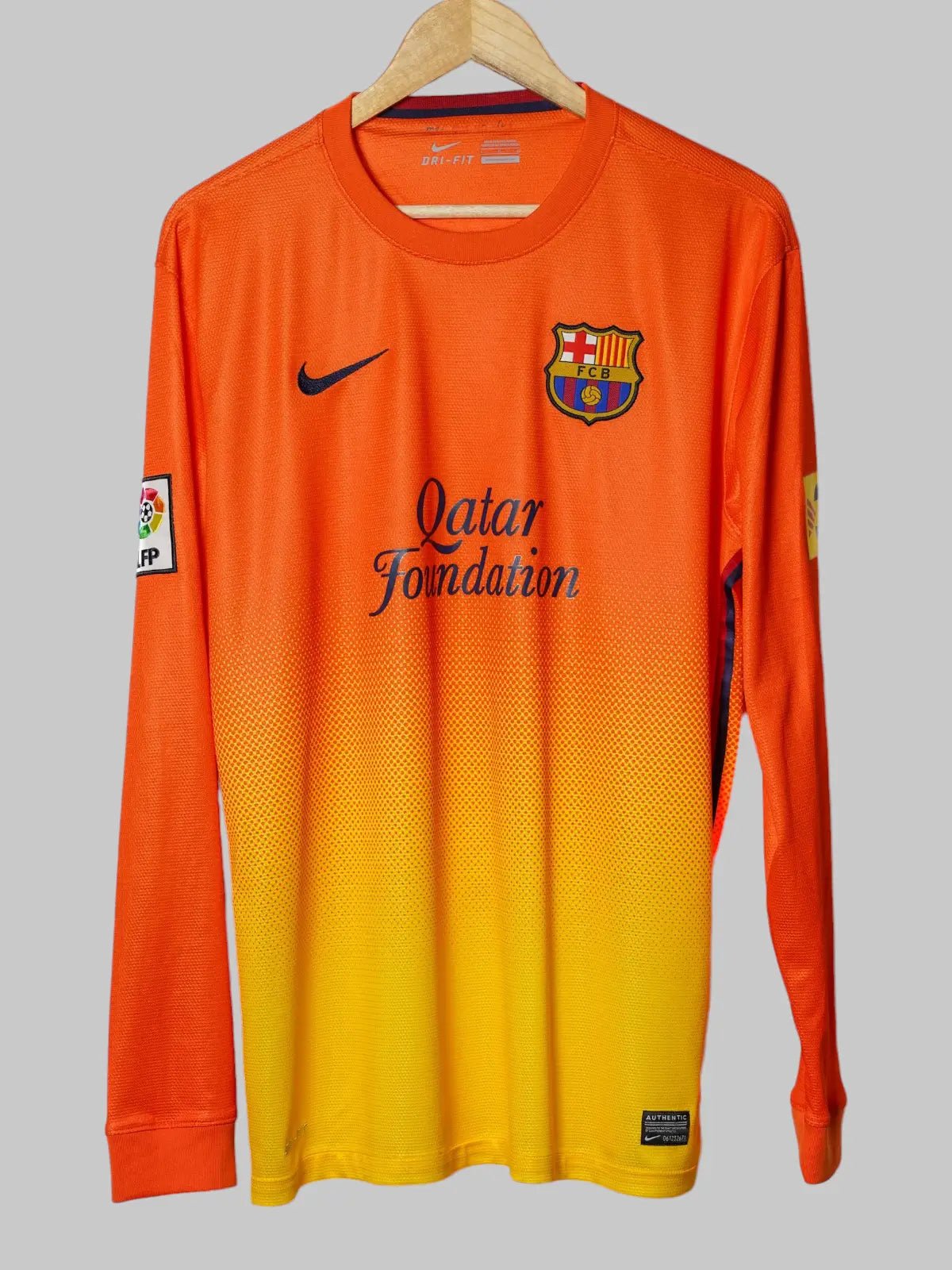 FC Barcelona Weg Shirt Lange Mouw David Villa 7 2012/13 (L)
