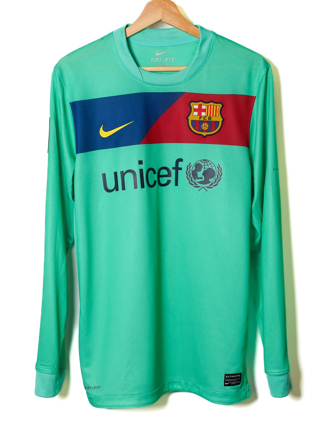 FC Barcelona Away Shirt L/S 2010/11 Messi #10 (S)