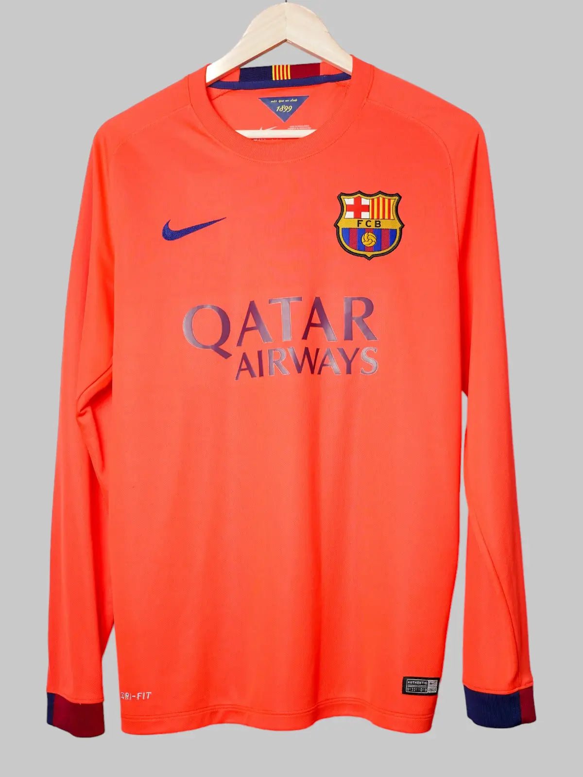 FC Barcelona Away Shirt L/S 2014/15 Messi 10 (M)
