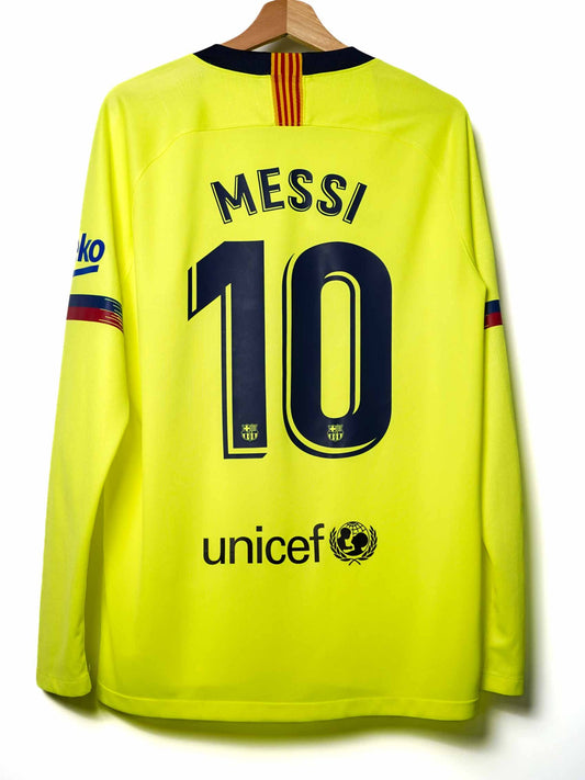 FC Barcelona Away Shirt L/S 2018/19 Messi 10 (M)