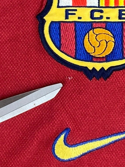 FC Barcelona Home Shirt 1998/00 - 7/10 - XL