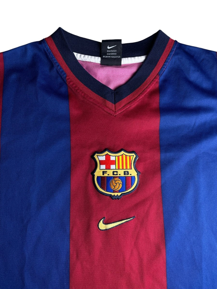 FC Barcelona Home Shirt 1998/99 - 10/10 - M