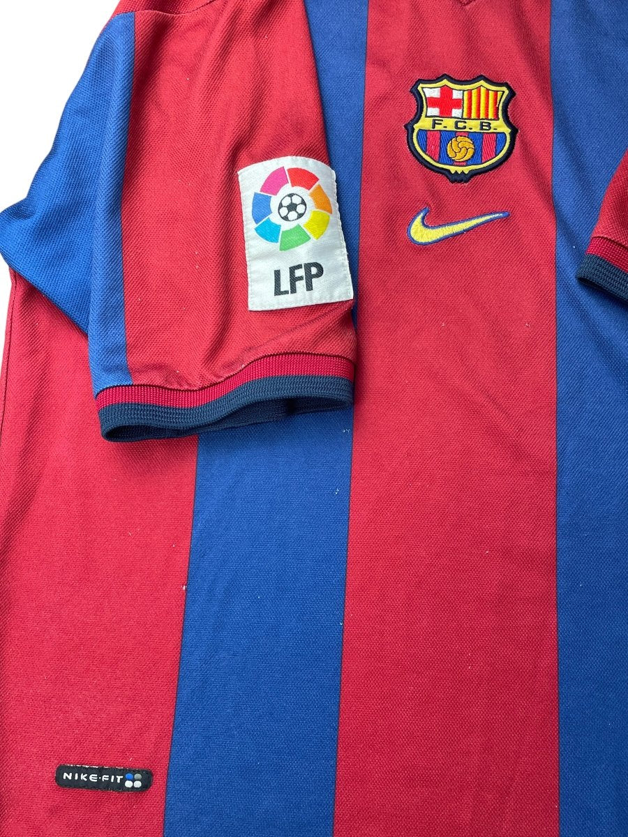 FC Barcelona Home Shirt 1998/99 - 6/10 - XL Kids