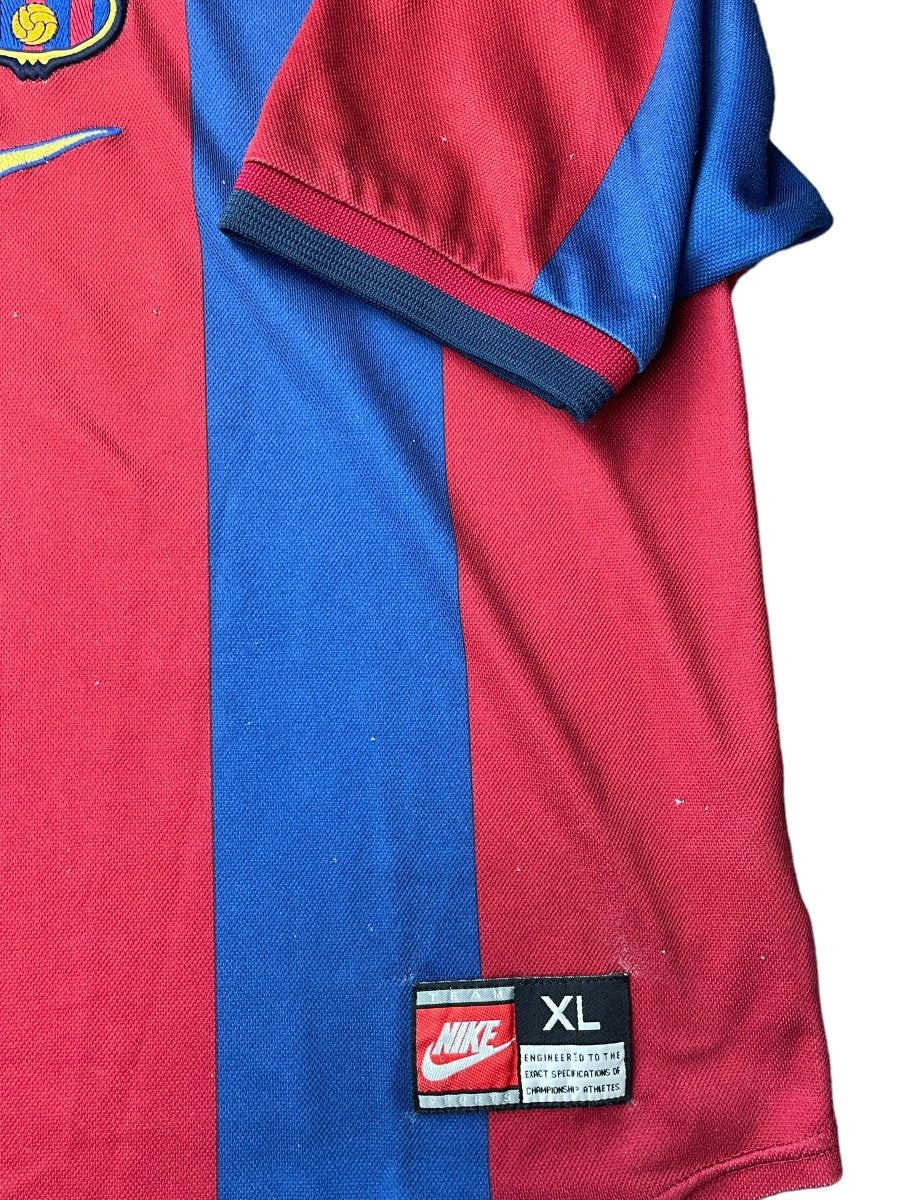 FC Barcelona Home Shirt 1998/99 - 6/10 - XL Kids