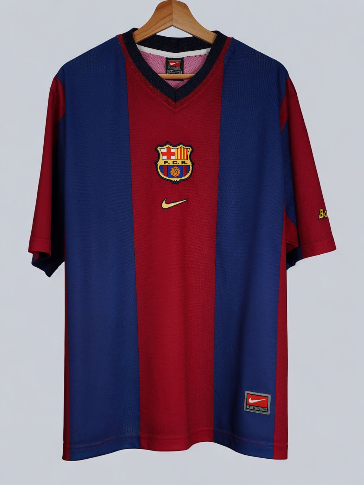 FC Barcelona Home Shirt 1998/99 Figo 7 (L)