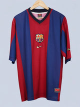 FC Barcelona Home Shirt 1998/99 Kluivert 19 (XL)