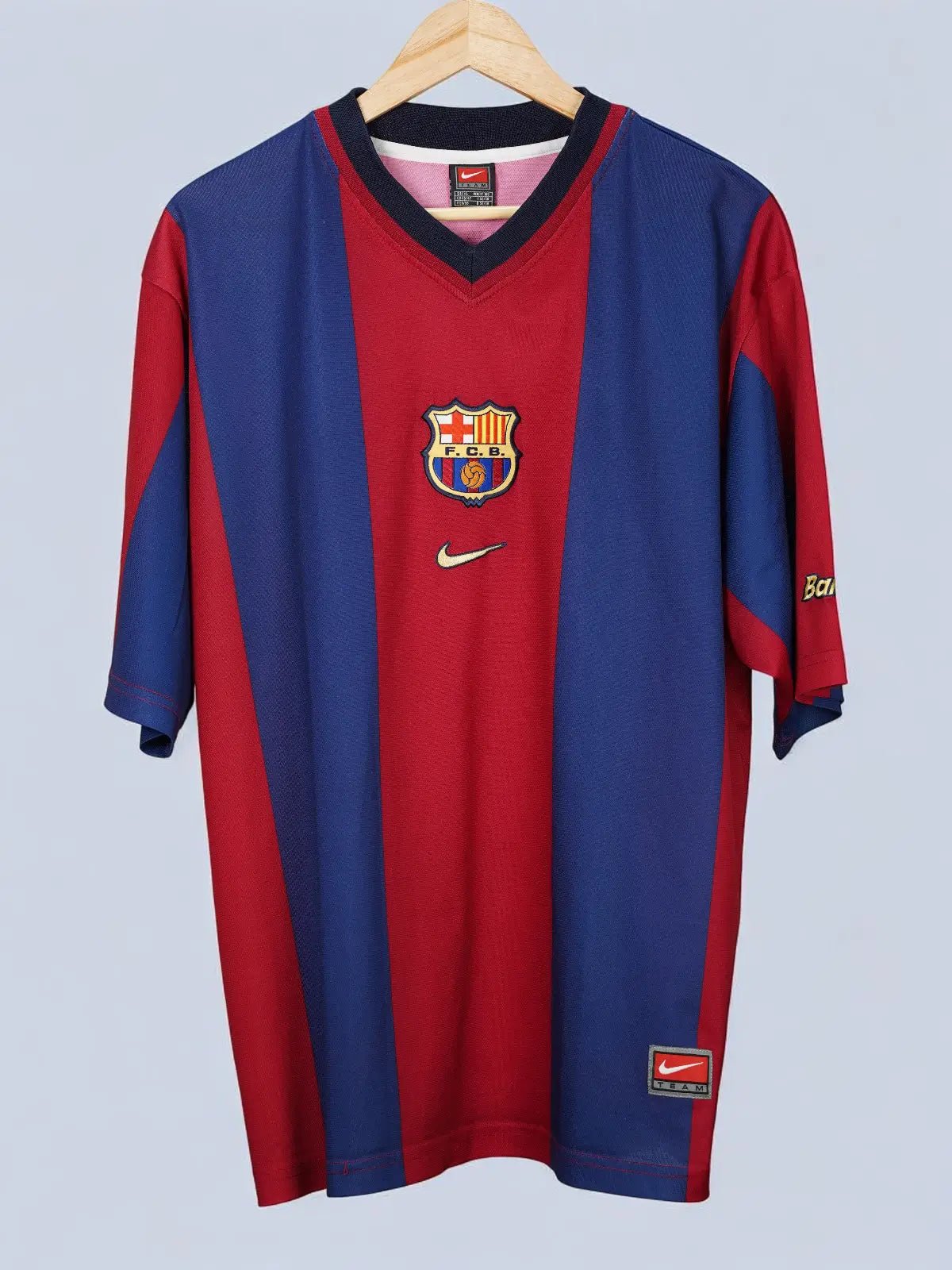 FC Barcelona Home Shirt 1998/99 Kluivert 19 (XL)