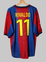 FC Barcelona Home Shirt 1998/99 Rivaldo 11 (L)