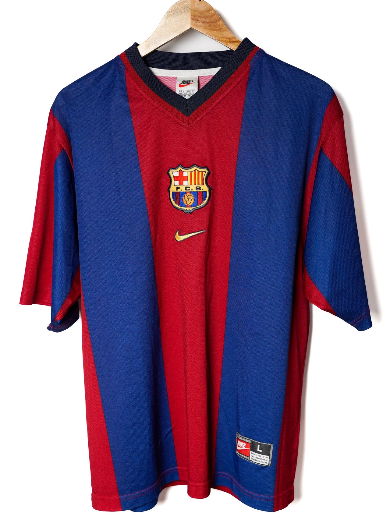 FC Barcelona Home Shirt 1998/99 Rivaldo 11 (L)