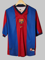 FC Barcelona Home Shirt 1998/99 Rivaldo 11 (L)