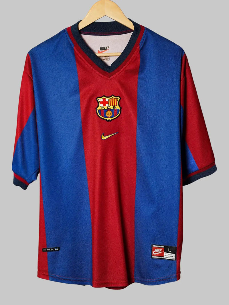 FC Barcelona Home Shirt 1998/99 Rivaldo 11 (L)