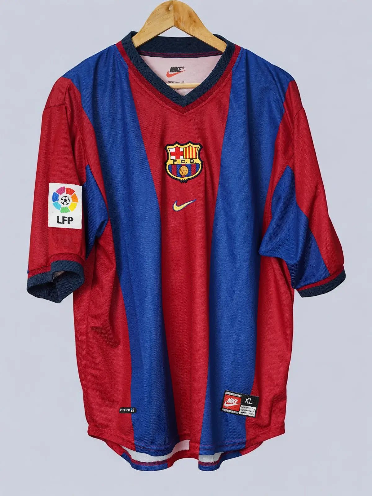 FC Barcelona Home Shirt 1998/99 Rivaldo 11 (XL)