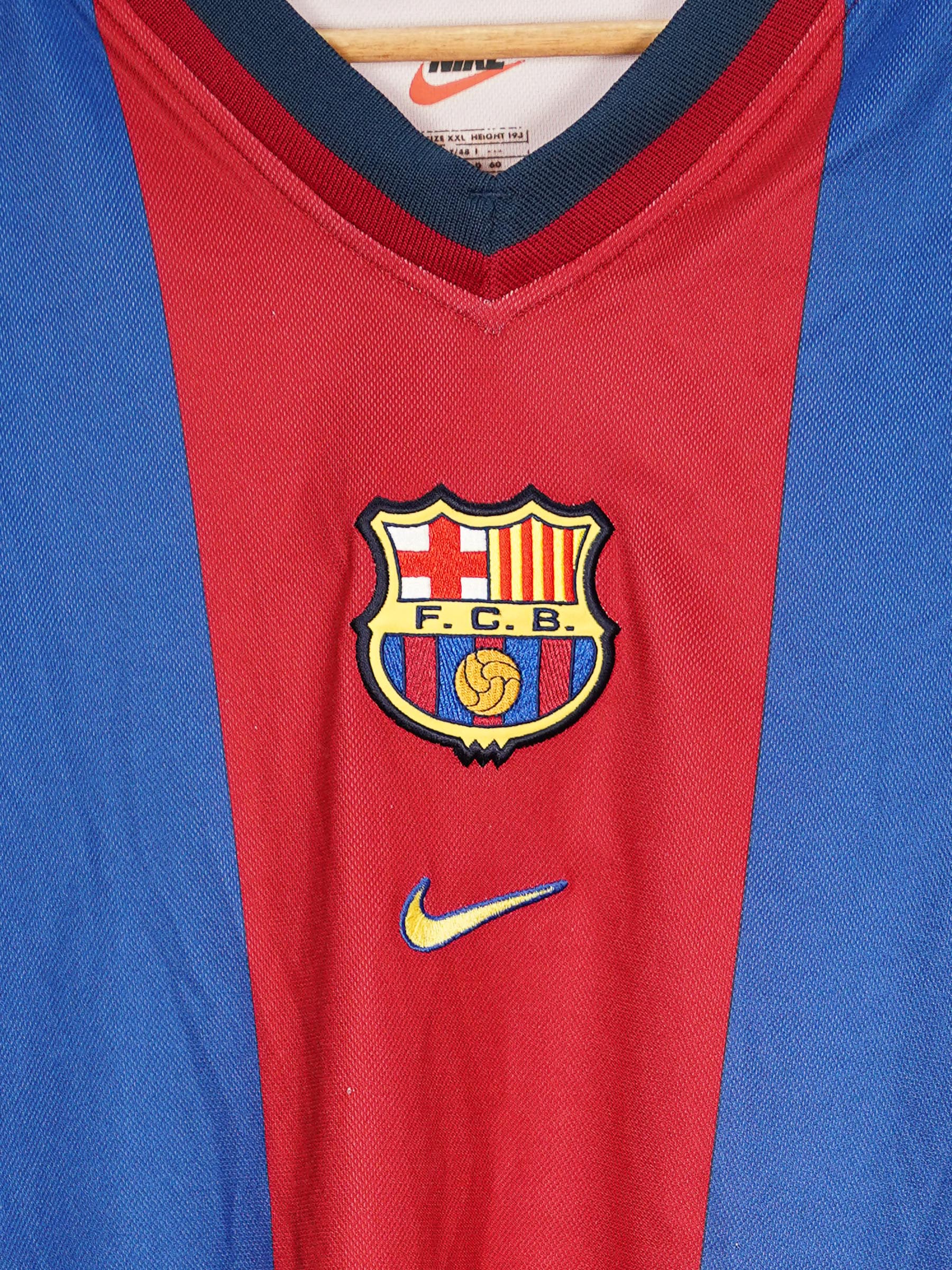 FC Barcelona Home Shirt 1998/99 (XXL)