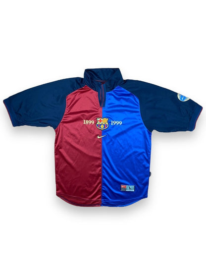 FC Barcelona Home Shirt 1999/00 - 9/10 - L